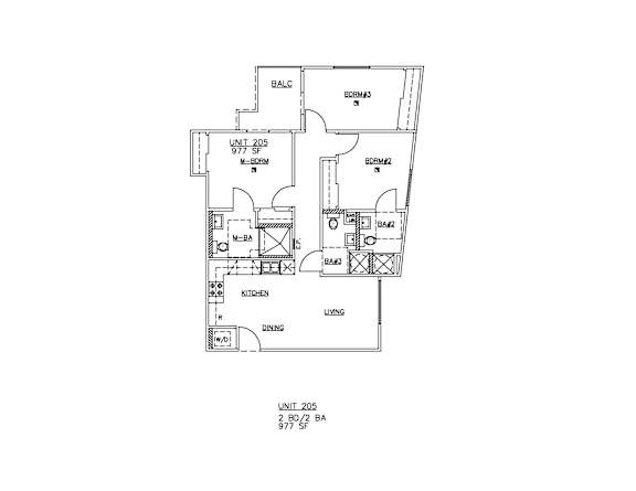 3 bed 2 bath A at The Fairfax Flats Apartments, Los Angeles, CA