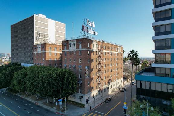 Elegant Exterior View  at Park Wilshire, Los Angeles, CA 90057