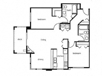 the black and white floor plan of a house