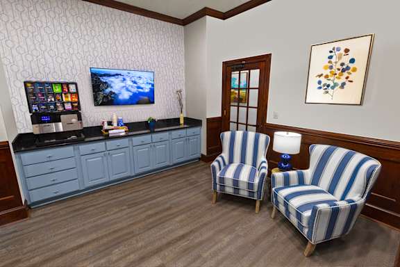 Coffee Bar in Leasing Office at The Estates at Ballantyne, Charlotte, 28277
