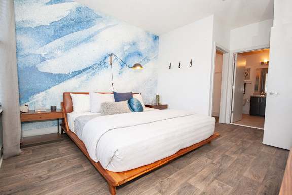 Gorgeous Bedroom at Glenwood Park Lofts, Atlanta, Georgia
