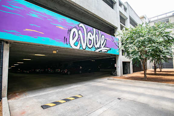Parking Tag at Mariposa Lofts, Atlanta, GA, 30307