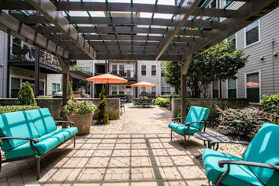 Court Yard 1 at Mariposa Lofts, Atlanta, 30307