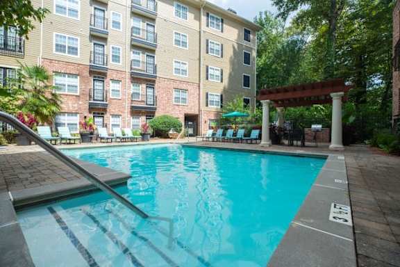 Pool View at The Orleans of Decatur, Georgia