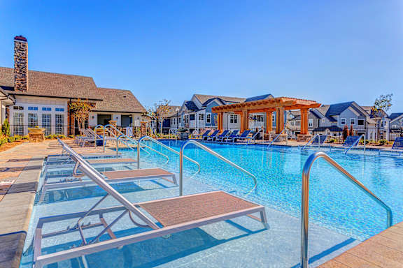 pool with tanning deck at Creekside at Providence, Tennessee, 37122