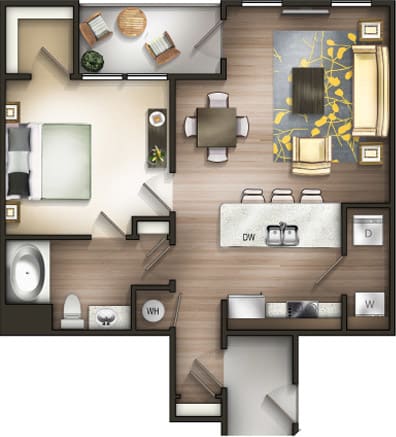 Floor Plan  A1M The Carrick at Creekside at Providence, Tennessee
