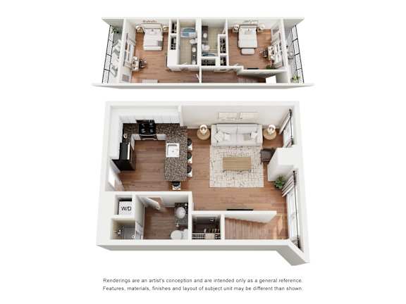 Floor Plan  A set of three images showing different floor plans of a house.