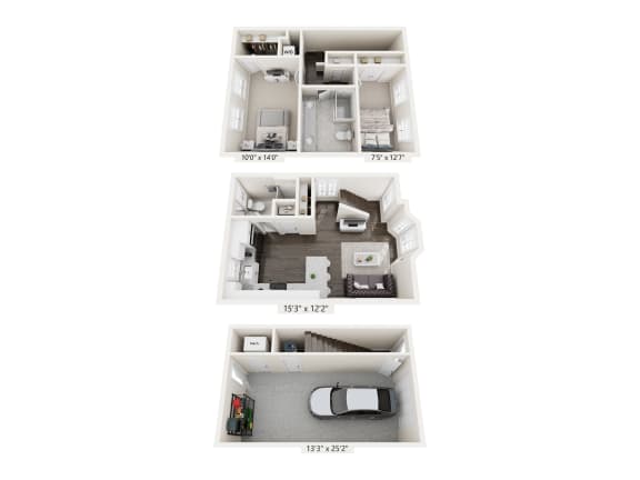 3 bed 2 bath at Eden & Main 55+ Apartments, Southington , Connecticut