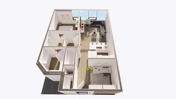 One Bed One Bath Plus