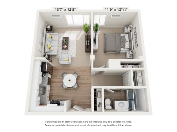 1 bed 1 bath at Stepny Place, Rocky Hill, Connecticut