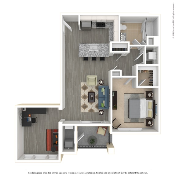 1 bed 1 bath The Hickory at The Residences at Crosstree, Freeport, ME