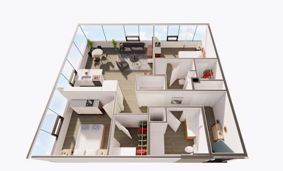 Two Bed Two Bath