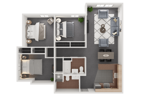 3 Bed 2 Bath