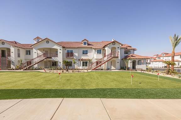 A Large House with Red Roof at The Villas at Ellis Manor, California