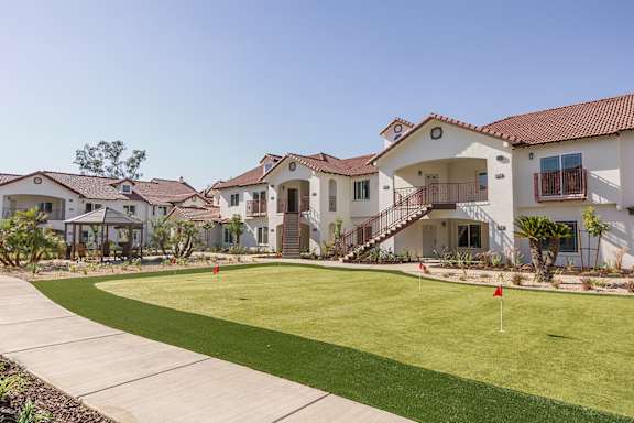 A Row of Houses at The Villas at Ellis Manor, Fresno