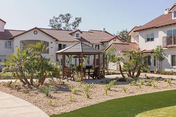 A House with a Brown Roof at The Villas at Ellis Manor, Fresno, California
