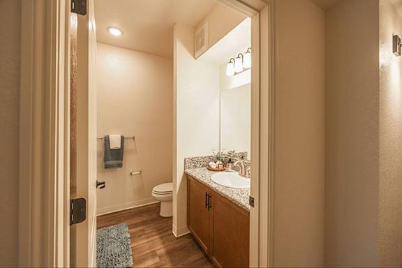 A Bathroom with Sink at The Villas at Ellis Manor, Fresno, CA, 93720