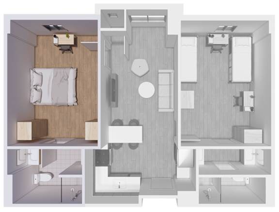A series of images showing different views of a bathroom.
