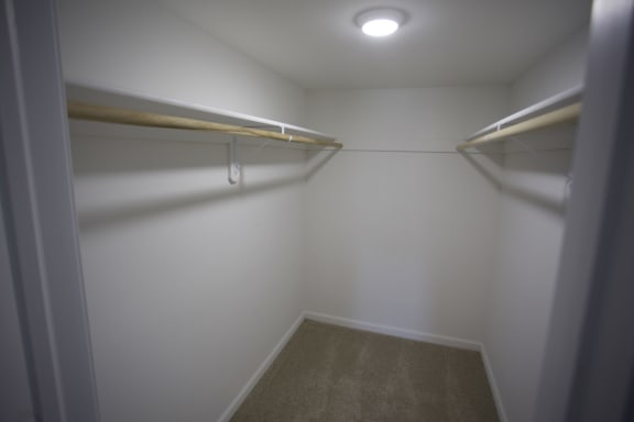 Large Walk-in Closet in Most Homes