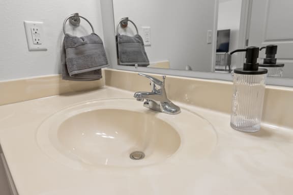Bathroom Sink at Yellowstone Landing, Montana