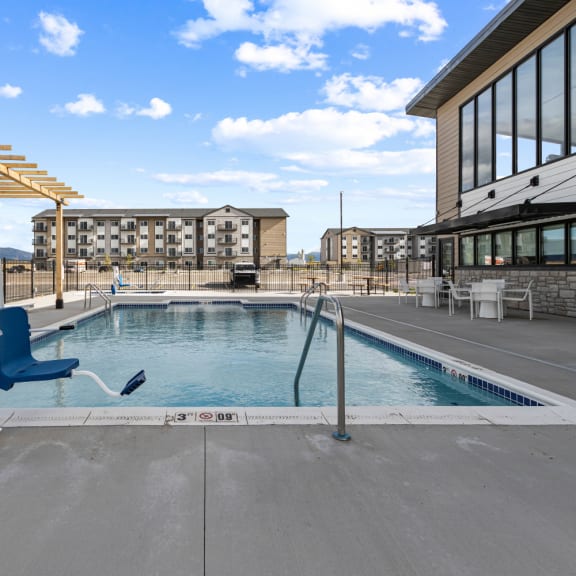 Large Pool at Yellowstone Landing, Belgrade, MT, 59714