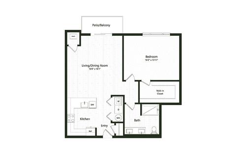 Floor Plan  1B-5