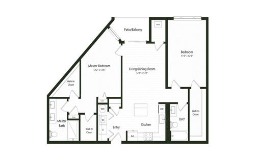 Floor Plan  2BC-6A
