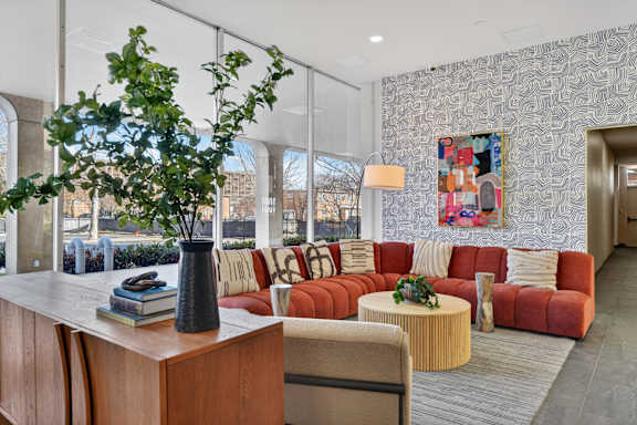 Spacious Living Room at Reflections at the Wharf, Washington, DC, 20024