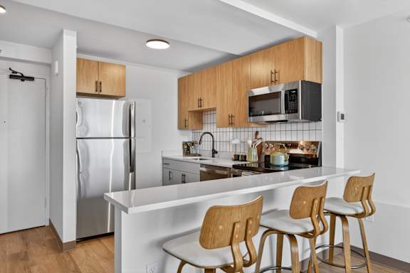 Luxury Kitchen at Reflections at the Wharf, Washington, 20024