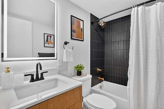 Full Bathroom at Reflections at the Wharf, Washington, DC