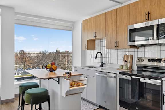 Modern Kitchen at Reflections at the Wharf, District of Columbia, 20024