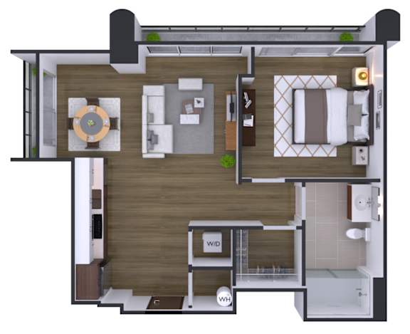 1 bedroom 1 bath R at Artline Apartments, Washington, 20024