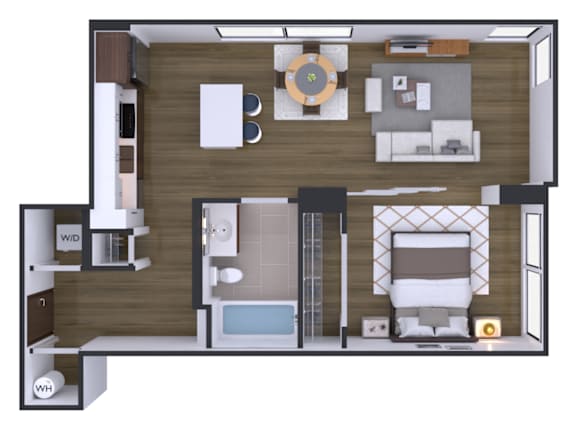 1 bedroom 1 bath S at Artline Apartments, Washington, Washington-DC