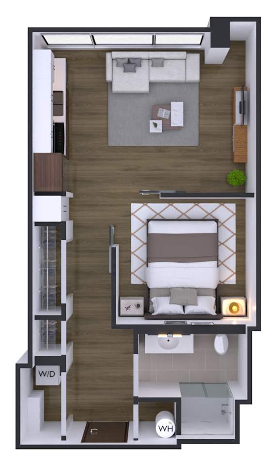 1 bedroom 1 bathroom F at Artline Apartments, Washington, 20024