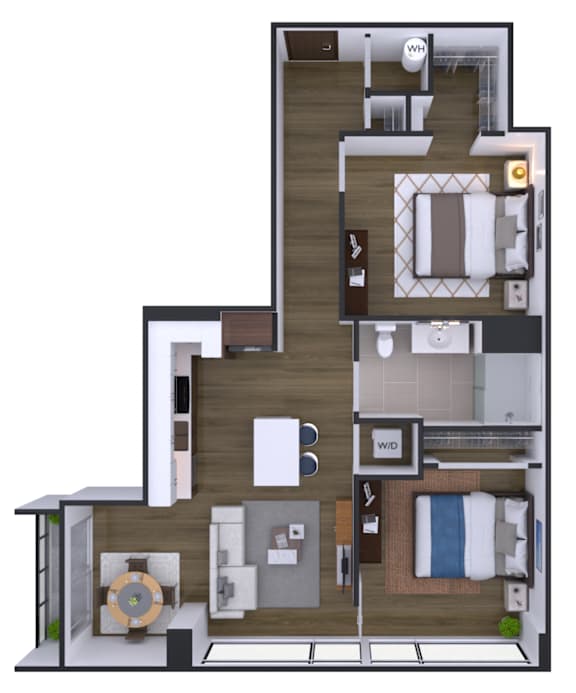 2 bed 2 bathroom at Artline Apartments, Washington