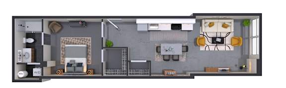 1 bed 1 bathroom J 1 bed 1 bathroom J at Textile Apartments, Cincinnati, OH