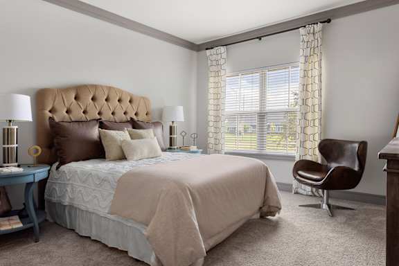 Beautiful Bright Bedroom With Wide Windows at Adara Overland Park, Overland Park