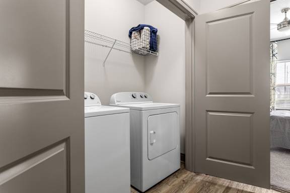 Full-Sized Washer And Dryer at Adara Overland Park, Overland Park, KS, 66213