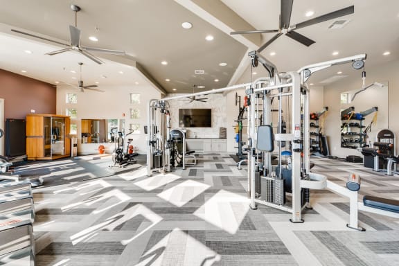 24-Hour Multi-Level Cardio And Weightlifting Center at Discovery at Craig Ranch, McKinney, Texas