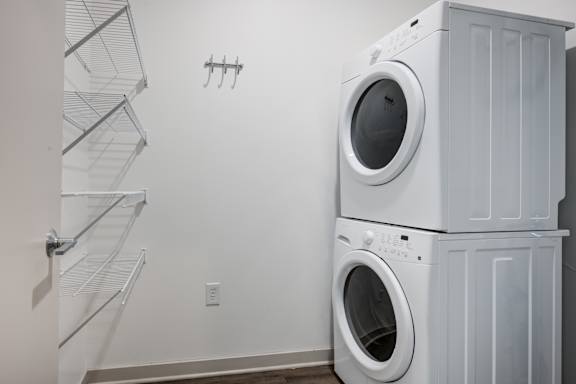 Washer and Dryer at 747 Apartments, Indianapolis, Indiana