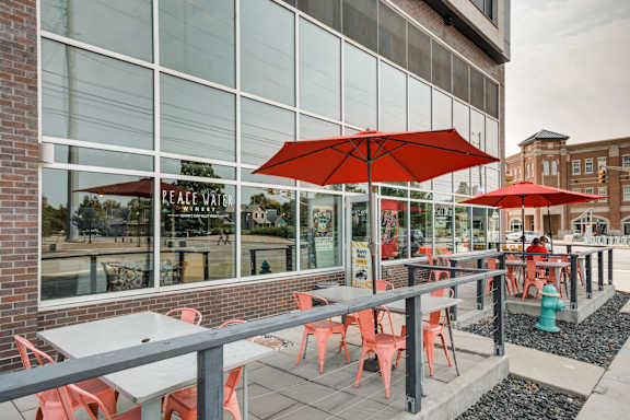Outdoor Patio at 747 Apartments, Indianapolis
