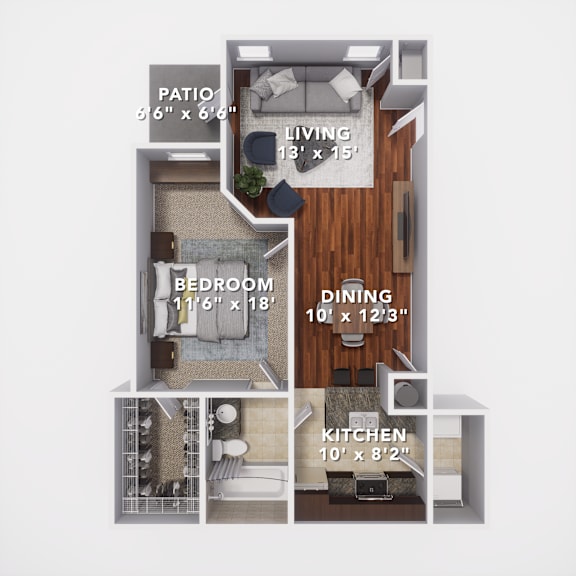 A2 First Floor at Sovereign at Overland Park, Overland Park, KS 66213