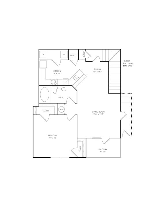 A3 Floor Plan at Sovereign at Overland Park, Kansas, 66213