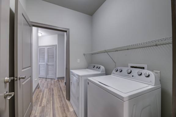 Full-Sized Washer And Dryer at Adara Overland Park, Overland Park, KS, 66213