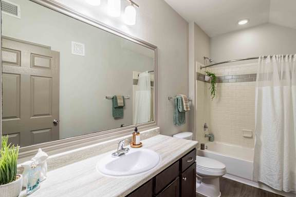 Modern Bathroom at Avenues at Tuscan Lakes, League City, TX