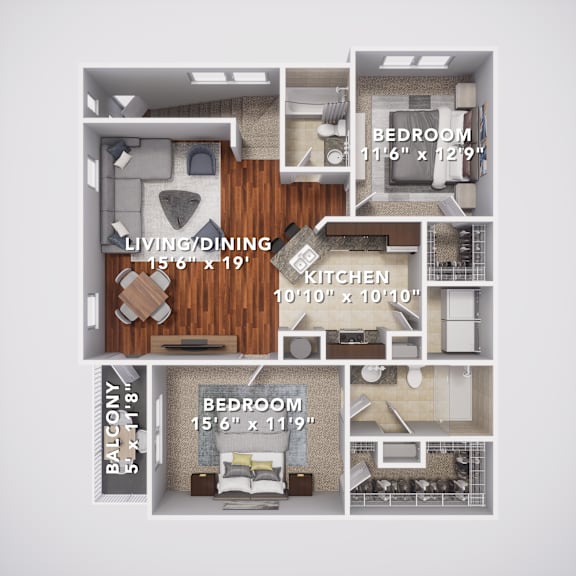 B2 Second Floor at Sovereign at Overland Park, Overland Park, KS 66213