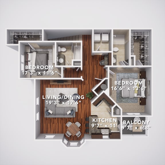 B3 Second Floor at Sovereign at Overland Park, Overland Park, KS 66213