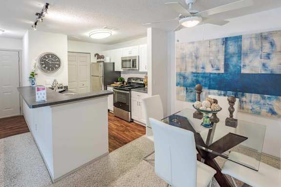 Open Air Kitchen Space at Butternut Ridge Apartments, North Olmsted
