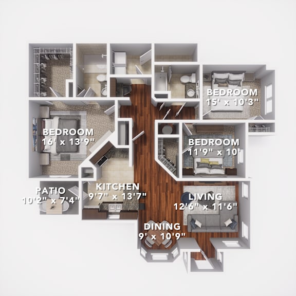 C1 First Floor at Sovereign at Overland Park, Overland Park, KS 66213