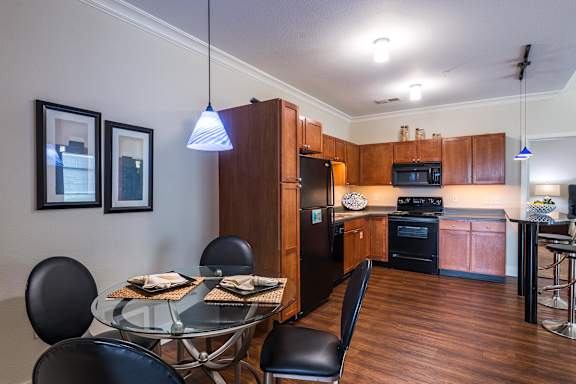 Kitchen With Dining Space at CityView, Missouri